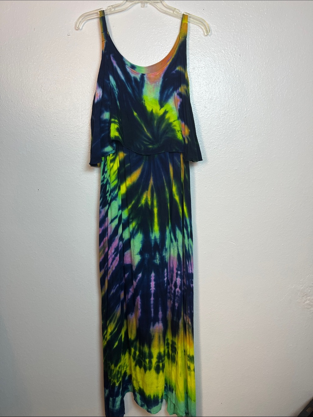 Tie-Dye Maxi Dress - Multicolor